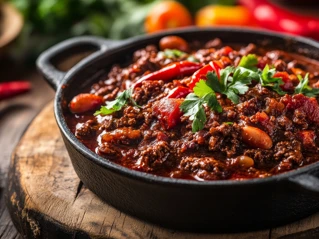 Bild på en gryta med en maträtt i